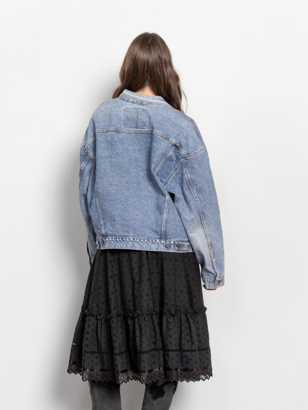 LEVI'S DENIM JACKET Vintage Jean 90's Oversize Streetwear / Large Xl - Picture 12 of 12